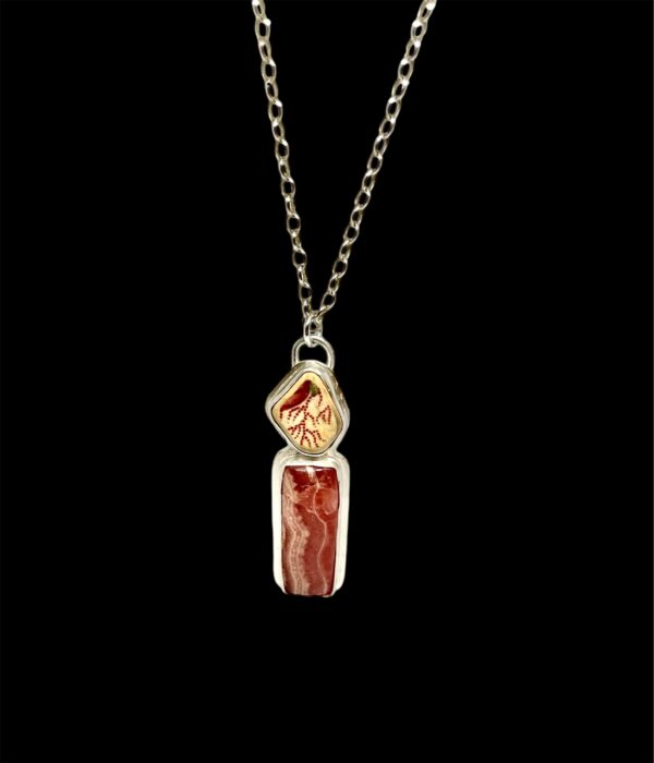 Rhodochrosite necklace