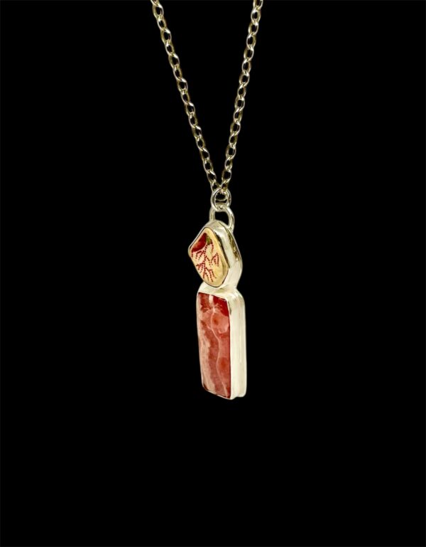 Rhodochrosite necklace