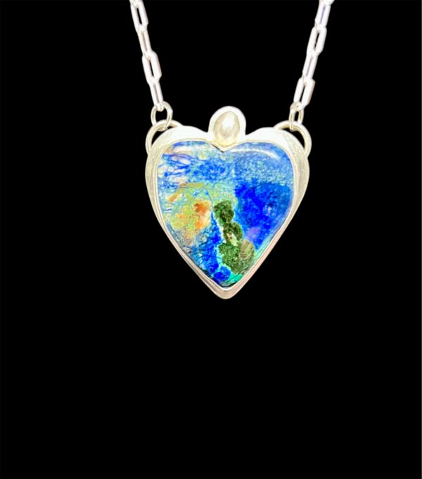 Azurite malachite necklace