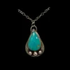 Turquoise drop necklace