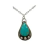 Turquoise drop necklace